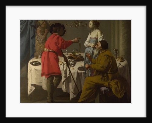 Jacob reproaching Laban for giving him Leah in place of Rachel, 1627 by Hendrick Jansz Terbrugghen