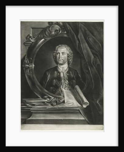Portrait of the Composer Pietro Antonio Locatelli by Cornelis Troost