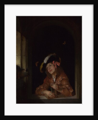 A Boy with a Mousetrap, 1678 by Adriaen van der Werff