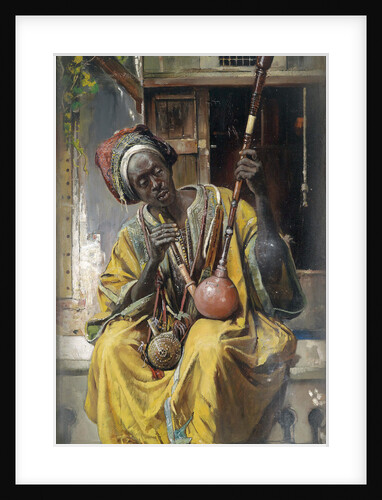 The Water-Pipe Smoker, 1903 by Gyula Tornai