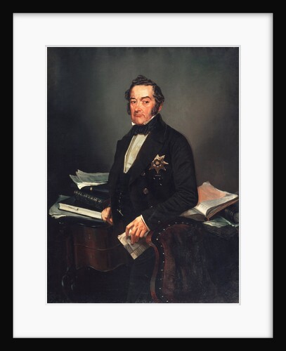 Portrait of the Senator Ivan Tolstoy by Mihály Zichy