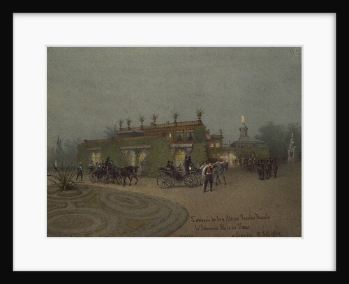 Arrival of Alice, Princess of Hesse, to Livadia on 10 October 1894, 1895 by Mihály Zichy