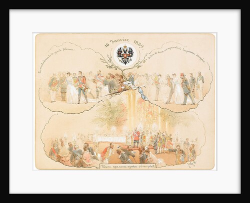 A Ball in the Heraldic Hall in the Winter Palace, 1889 by Mihály Zichy