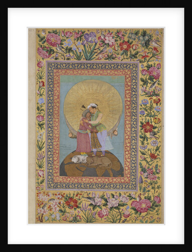 Jahangirs Dream. Abbas I, Shah of Persia (left) and Jahangir, Emperor of India, c. 1620 by Abu al-Hasan