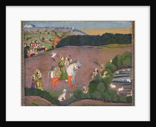 Sultan Baz Bahadur and Roopmati, ca 1735 by Mir Kalan Khan