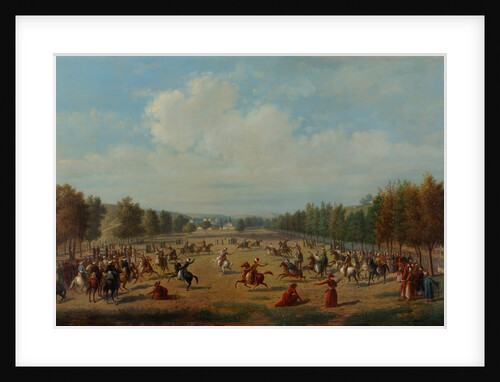 Game of Jereed in Kagithane, c. 1890 by Luigi Acquarone