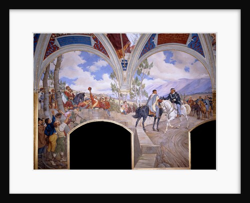 Victor Emanuel meets Giuseppe Garibaldi at Teano, 1886 by Pietro Aldi