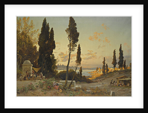 Views across the Bosphorus, Constantinople by Hermann David Salomon Corrodi