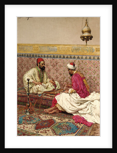 The backgammon players by Giulio Rosati