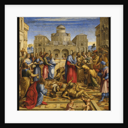 John the Merciful in Alexandria by Francesco di Bernardo de Vecchi Santacroce