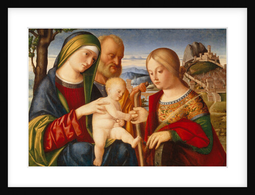 The Mystical Marriage of Saint Catherine by Francesco di Bernardo de Vecchi Santacroce