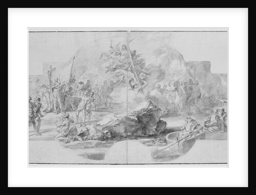 The Landing of Columbus in America, 1715-1716 by Francesco Solimena