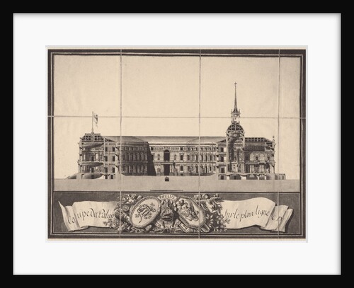 Saint Michaels Castle in Saint Petersburg, 1797 by Vincenzo Brenna