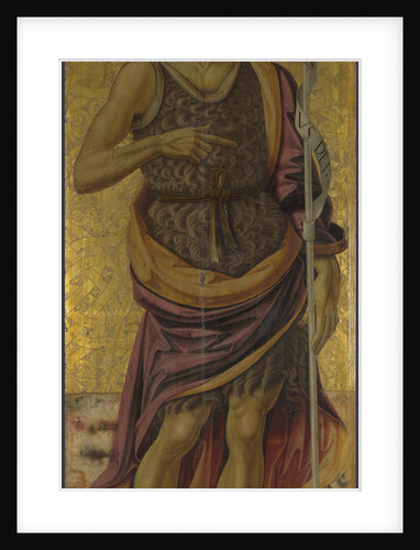 Saint John the Baptist (from Altarpiece: The Virgin and Child with Saints), ca 1475 by Bartolomeo Caporali