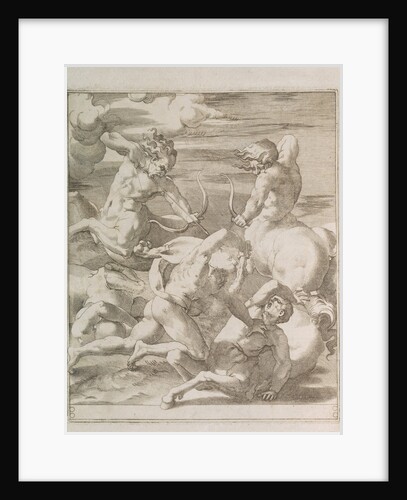 Battle between Hercules and Centaurs, 1527 by Gian Jacopo Caraglio
