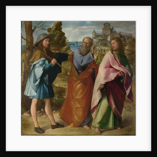 The Road to Emmaus, c. 1516 by Altobello Melone