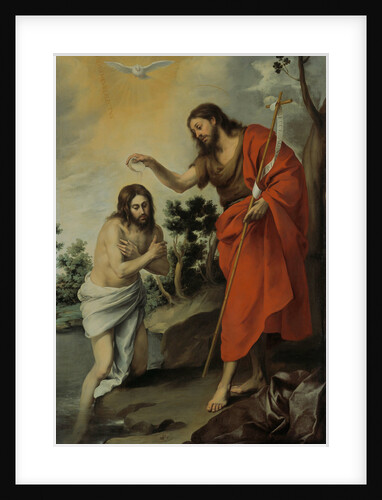 The Baptism of Christ, 1655 by Bartolomé Estebàn Murillo
