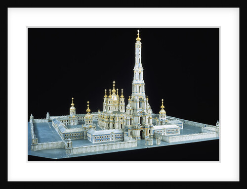 Model of Smolny Convent of the Resurrection in St. Petersburg, 1750?1756 by Bartolomeo Francesco Rastrelli