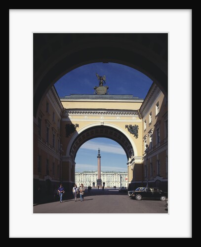 The Triumphal Arch of the General Staff Building in Saint Petersburg, 1819-1829 by Carlo Rossi