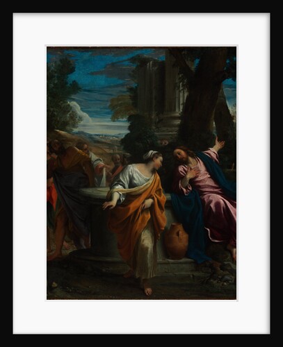 Christ and the Samaritan Woman, ca 1595 by Annibale Carracci
