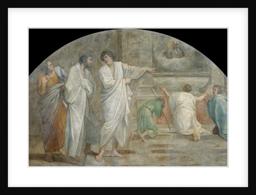 Apparition of Saint Didacus above his sepulchre, 1604-1607 by Annibale Carracci