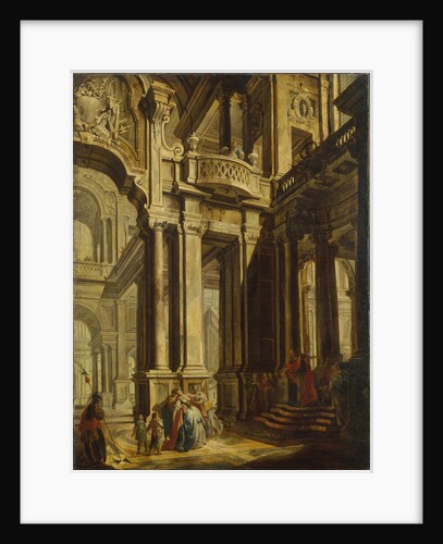 Esther before Ahasuerus by Vittorio Maria Bigari