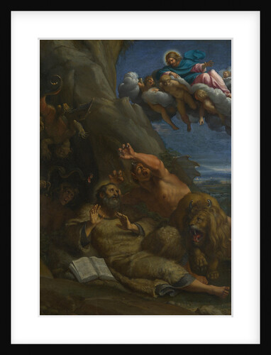 Christ appearing to Saint Anthony Abbot during his Temptation, c. 1598 by Annibale Carracci