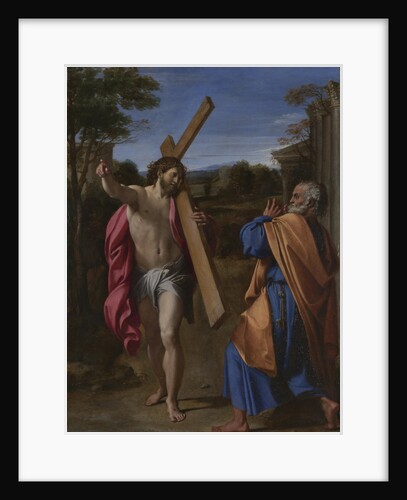 Christ appearing to Saint Peter on the Appian Way (Domine, Quo Vadis?), ca 1602 by Annibale Carracci