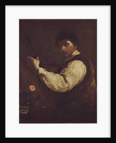 The Luteplayer by Giuseppe Maria Crespi