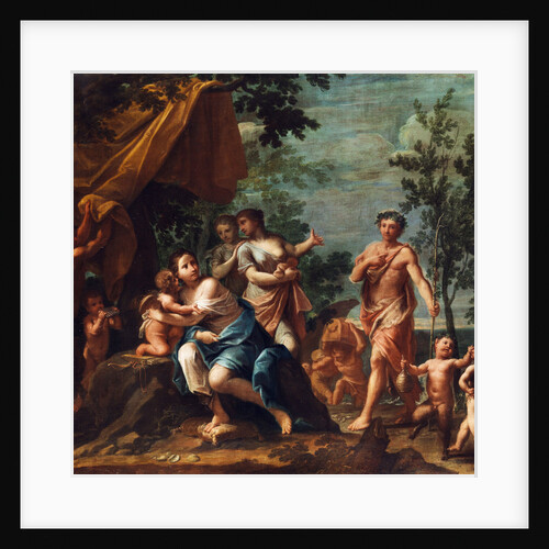 Apollo with Three Graces, Venus, Cupid and Pan by Marcantonio Franceschini