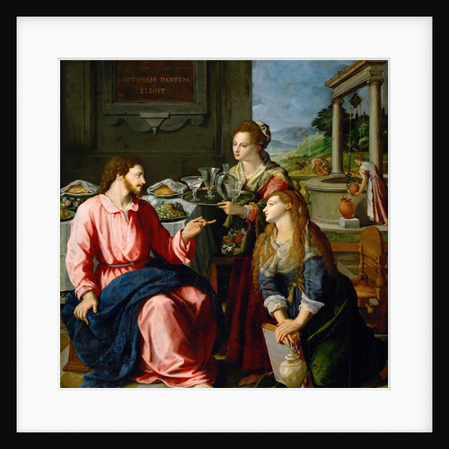 Christ in the House of Martha and Mary, 1605 by Alessandro Allori