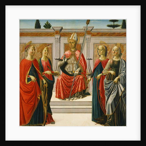 Saint Nicholas and Saints Catherine, Lucy, Margaret and Apollonia by Francesco Botticini
