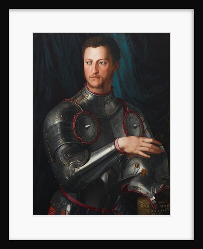 Portrait of Grand Duke of Tuscany Cosimo I de Medici in armour, ca 1545 by Agnolo Bronzino
