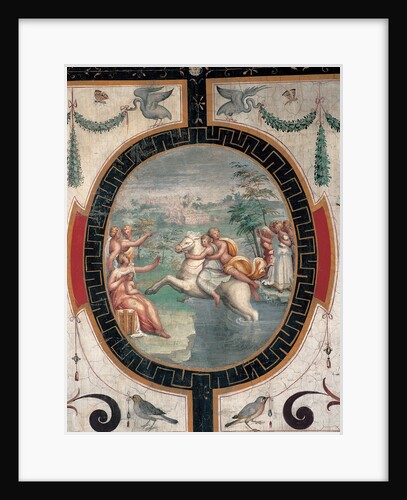 Cloelia Passing the Tiber, Mid of 16th cen by Cristofano Gherardi