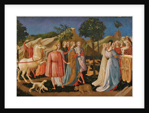 The Triumphs of Love, Chastity, and Death, c. 1450 by Francesco di Stefano Pesellino