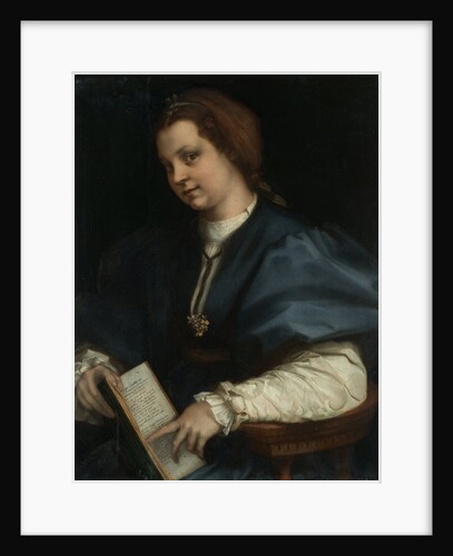 Lady with a book of Petrarchs rhyme, 1528 by Andrea del Sarto