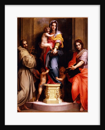 Madonna of the Harpies (Madonna delle Arpie), 1517 by Andrea del Sarto