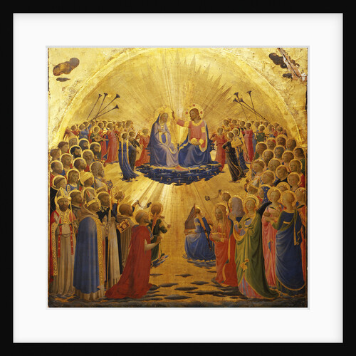 The Coronation of the Virgin, 1434-1435 by Fra Giovanni da Fiesole Angelico