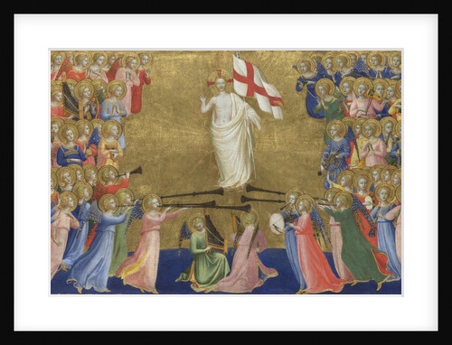 Christ Glorified in the Court of Heaven (Panel from Fiesole San Domenico Altarpiece), c. 1423-1424 by Fra Giovanni da Fiesole Angelico