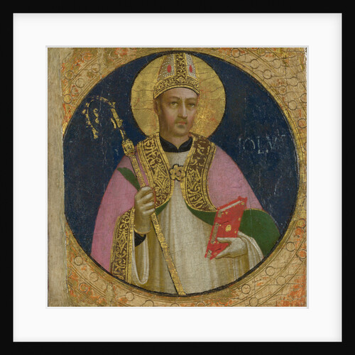 Saint Romulus (Panel from Fiesole San Domenico Altarpiece), c. 1423-1424 by Fra Giovanni da Fiesole Angelico