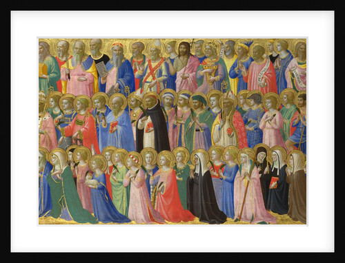 The Forerunners of Christ with Saints and Martyrs (Panel from Fiesole San Domenico Altarpiece), c. 1423-1424 by Fra Giovanni da Fiesole Angelico