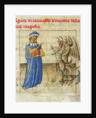 Zoroaster with two demons (Miniature from Pseudo-Aristotle Secretum Secretorum), 1425 by Anonymous