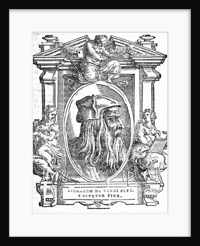 Leonardo da Vinci. From: Giorgio Vasari, The Lives of the Most Excellent Italian Painters, Sculptors, and Architects, 1568 by Anonymous