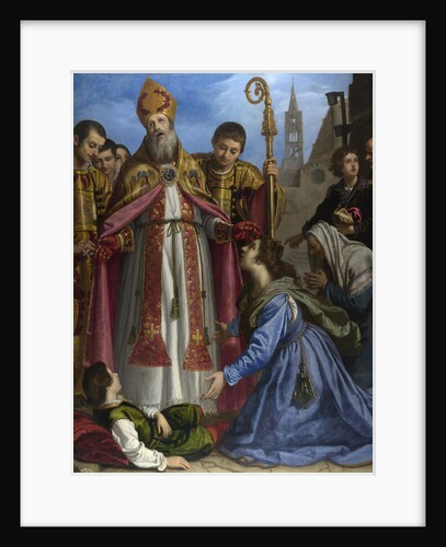 Saint Zenobius revives a Dead Boy, c. 1615 by Giovanni Bilivert
