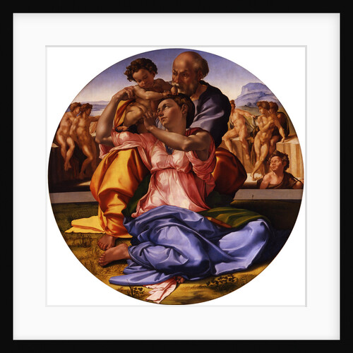 The Holy Family (The Doni Tondo) by Michelangelo Buonarroti