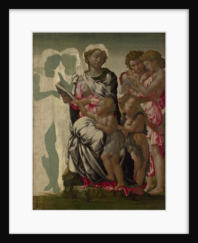 The Virgin and Child with Saint John and Angels (The Manchester Madonna), c. 1497 by Michelangelo Buonarroti