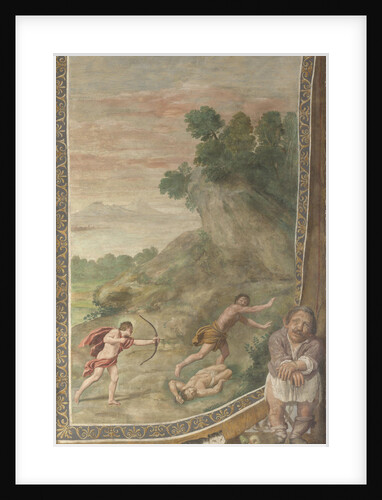 Apollo killing the Cyclops (Fresco from Villa Aldobrandini), 1617-1618 by Domenichino