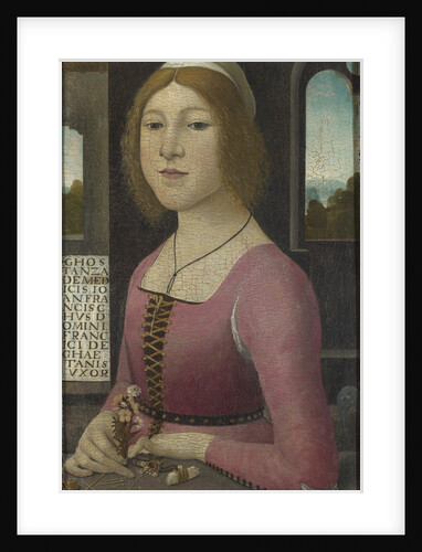 Costanza Caetani, ca 1485 by Domenico Ghirlandaio