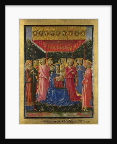The Virgin and Child with Angels, c. 1450 by Benozzo Gozzoli