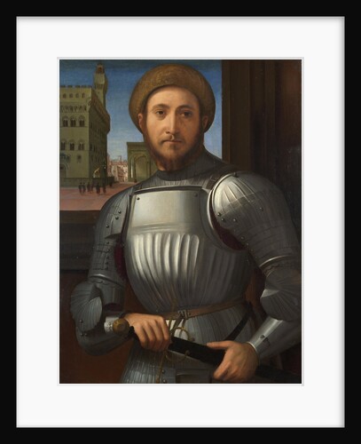 Portrait of a Man in Armour, c. 1510 by Francesco Granacci